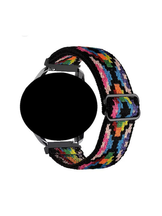 Boho Armband Stoff Mehrfarbig (Samsung Gear Sport)