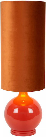 Lucide Lightning Floor Lamp H100cm. with Socket for Bulb E27 Orange