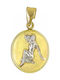 Mertzios.gr Charm Talisman Constantine Zodiac Sign Virgo Made of 9 K Gold