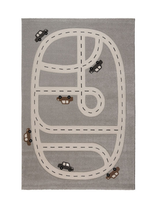 Βιοκαρπέτ Kids Rug Road Gray 140x200cm