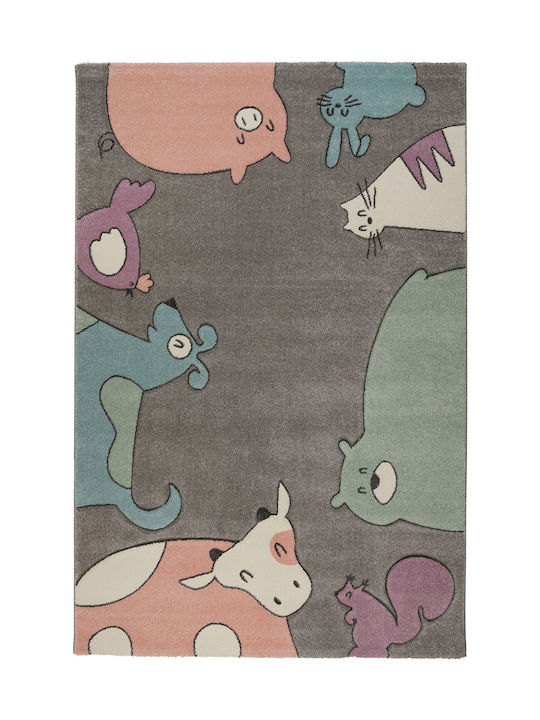 Βιοκαρπέτ Kids Rug Gray 160x230cm