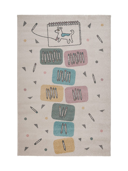 Βιοκαρπέτ Kids Rug White 160x230cm