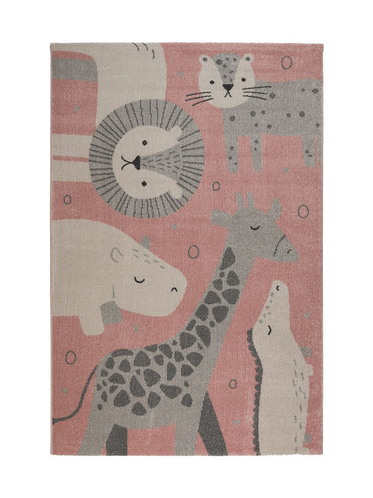 Βιοκαρπέτ Kids Rug Pink 133x190cm