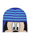 Mickey Kids Beanie Knitted Blue