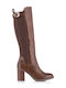 Alta Moda Women's Boots with Zipper Brown