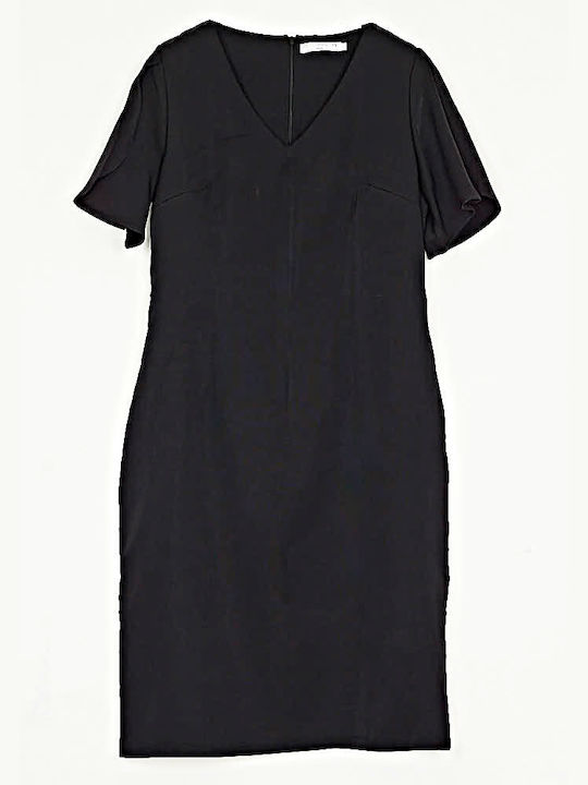 Cuca Midi Φόρεμα Μαύρο