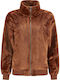Long Women's Cardigan Brown
