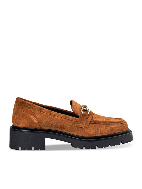 Envie Shoes Women's Loafers in Brown Color