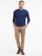 Barbour Men's Long Sleeve Sweater Blue