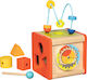 Goki Maze Activity Cube Beatbox made of Wood with Music for 12++ Months