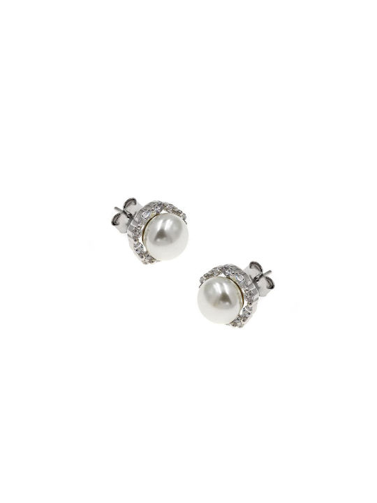 Earrings made of Silver with Stones