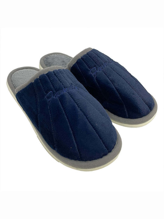 Ustyle Men's Slipper Blue