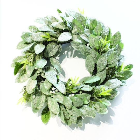 Aca Christmas Fabric Decorative Wreath 40cm