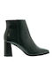 Women's Patent Leather Ankle Boots Green