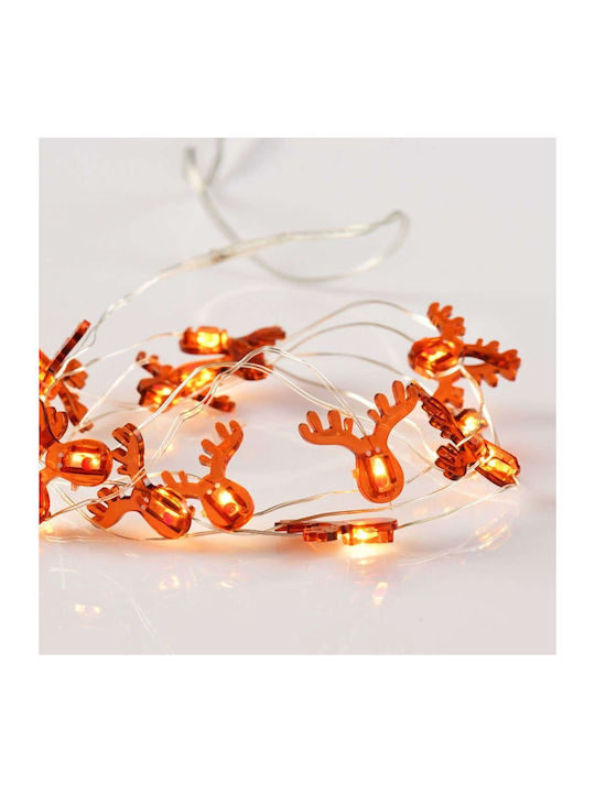 15 Lights LED 1.4m. Warm White in String 1pcs