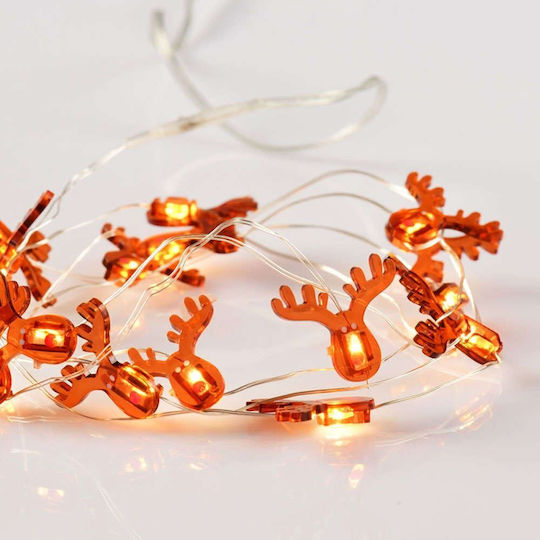 15 Lights LED 1.4m. Warm White in String 1pcs