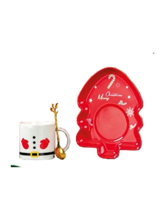 Christmas Mug Red 1pcs