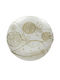 Brandani Christmas Platter Glass White