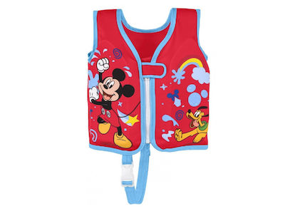 Bestway Παιδικό Γιλέκο Κολύμβησης Disney Junior Mickey Κόκκινο