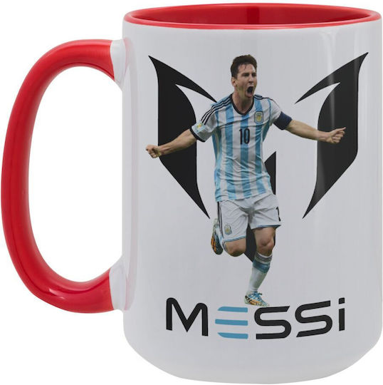 Koupakoupa Leo Messi Cană Ceramică Roșie 450ml