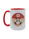 Koupakoupa Flat Mug Ceramic Red 450ml