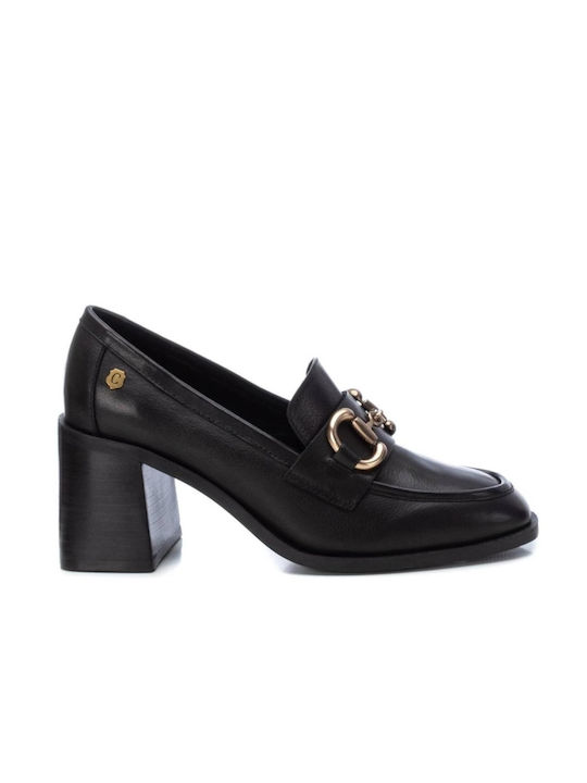 Carmela Footwear Leather Piel Negro Heels