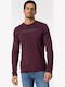 Long Sleeve Blouse Burgundy