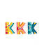 Svoora Decorative Letter made of Wood 5.5x0.6x7εκ.