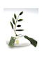 Rozos Ceramics Decorative Olive Made of Ceramic Material 6x10cm