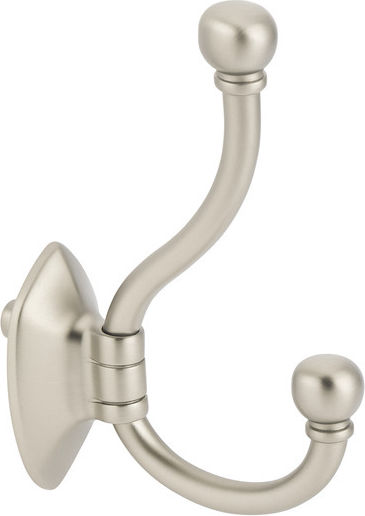 Finetto Wandhalterung Metall 2 Haken Silber