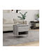 Square Side Table Wooden Grey Sonoma L50xW46xH50cm.