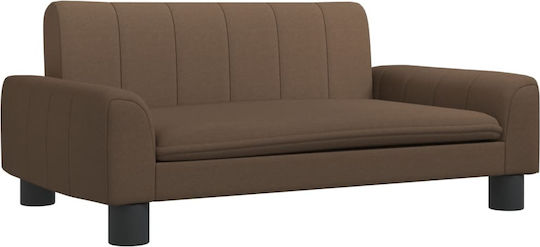 Kids Sofa Brown 70x45x30cm