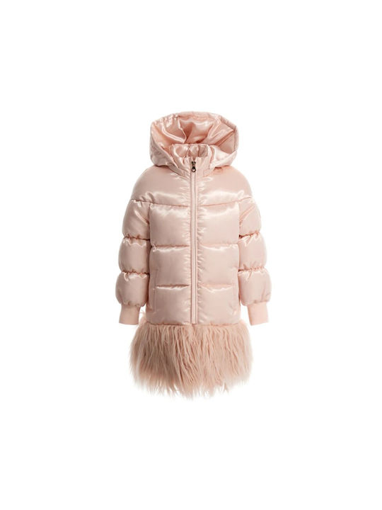 Original Marines Girls Quilted Coat Pink