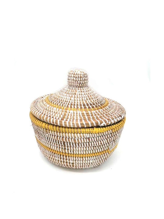 Wicker Decorative Basket 23x22cm