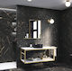 Tile Opera Night Lux 40x120 cm Black Ape Ceramica