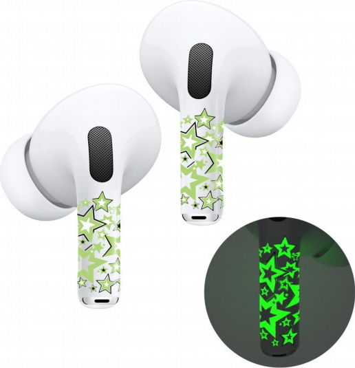 Glow Art Skin Αυτοκόλλητα σε Πολύχρωμο χρώμα για Apple AirPods Pro