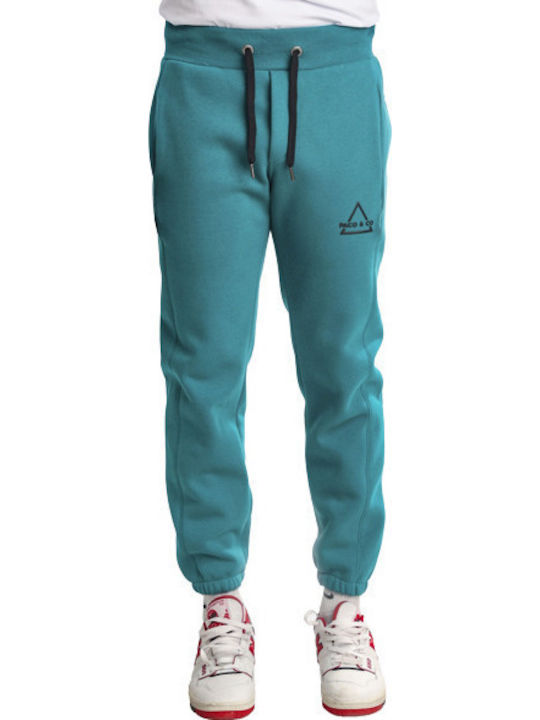 Paco & Co Jogginghose mit Gummizug Türkis