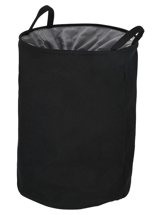 Estia Laundry Basket Fabric 36x36x50cm Black