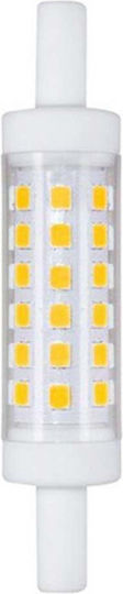 123led Λάμπα LED 5W 78mm για Ντουί R7S Θερμό Λευκό 490lm