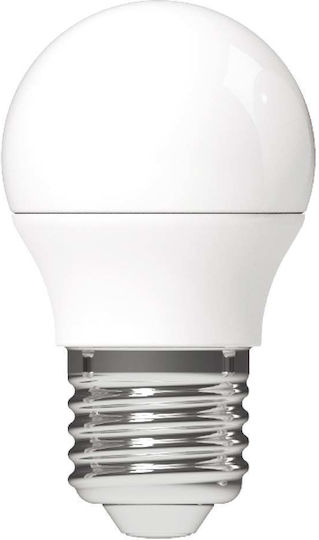 123led Λάμπα LED 5.5W για Ντουί E27 και Σχήμα P45 Θερμό Λευκό 470lm Dimmable