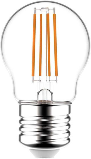 123led Λάμπα LED 4.5W για Ντουί E27 και Σχήμα P45 Θερμό Λευκό 470lm