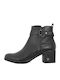 Women's Ankle Boots Ankle High with Medium Heel Black