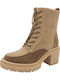 Stiefeletten Damen Beige