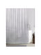 Import Hellas 3d Shower Curtain 240x200cm Transparent