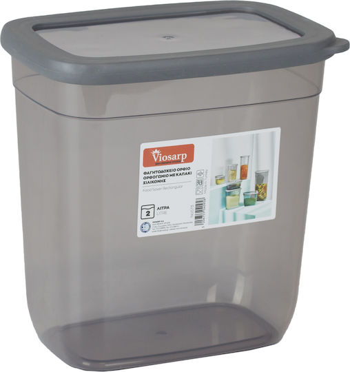 Viosarp Lunchbox Kunststoff Gray 2000ml 1Stück