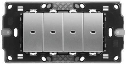 Eurolamp Βάση Στήριξης Διακόπτη 4 Θέσεων 152-20802