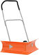 vidaXL Schneeschaufel Teleskopisch Rollend mit Stiel 107cm und Plastikgriff