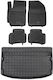 Rezaw Plast Set of Front and Rear Mats 5pcs for Kia Rio 2020+ Black