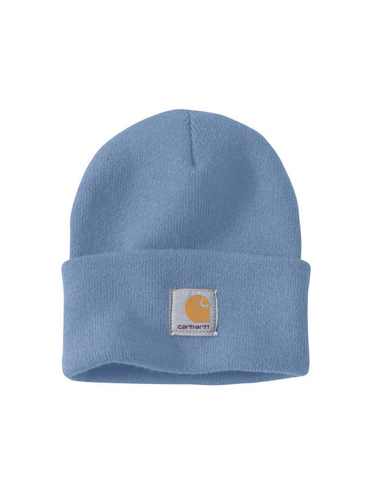 Carhartt Beanie Unisex Σκούφος Πλεκτός σε Μπλε χρώμα