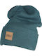 Knitted Beanie Cap Green
